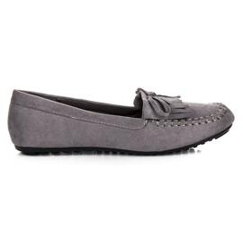 Gray moccasins grey