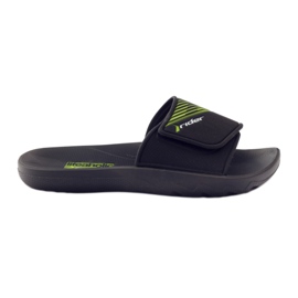 Rider 82326 leisure pool slippers black green