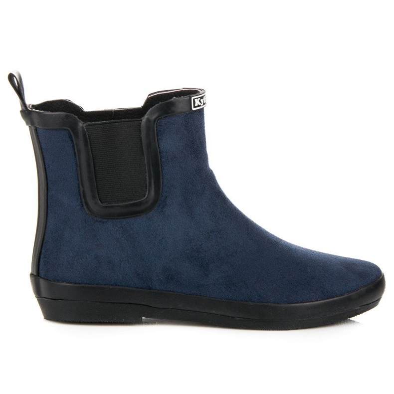Kylie Women's suede galoshes navy blue