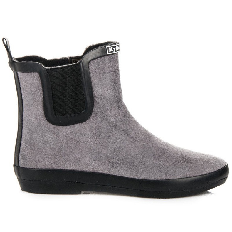 Kylie Women's suede galoshes black grey