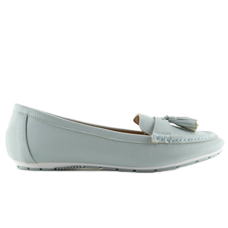 Blue loafers for women 3147 L. Blue
