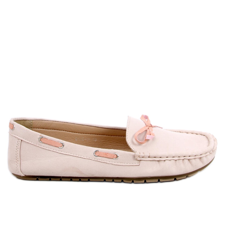 BM Women's classic beige loafers 3145 Beige
