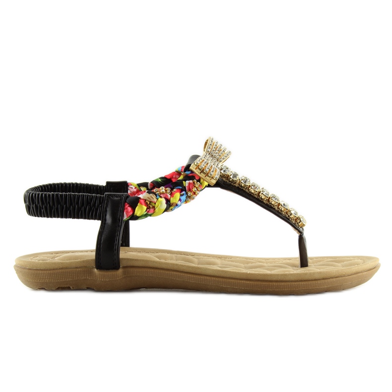 Black sandals D567 black