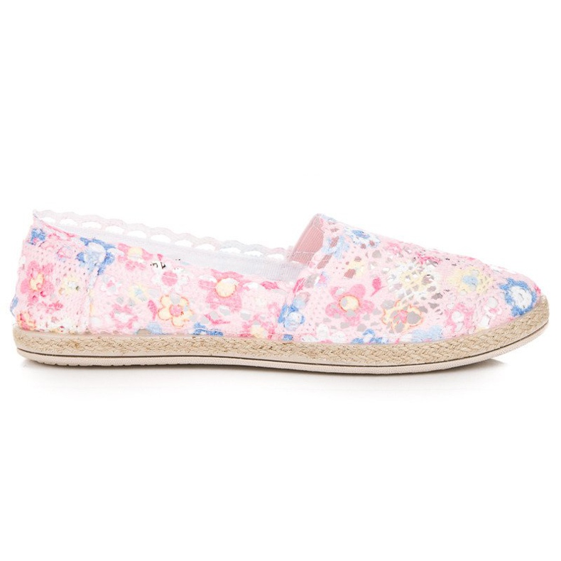 Seastar Boho Style Espadrilles pink