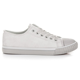 Suede sneakers grey