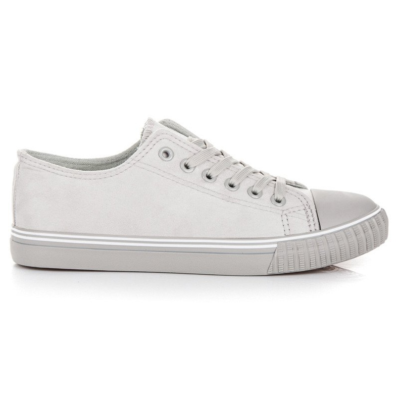 Suede sneakers grey