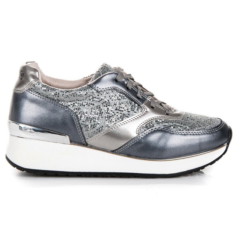 Kylie Sport Shoes With Glitter grey