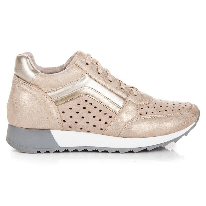 Kylie Fashionable Sneakers On The Platform yellow