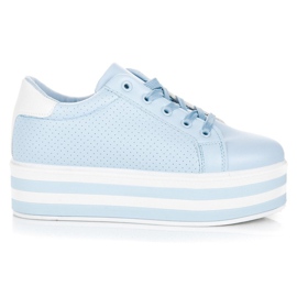 Seastar Lace-up sneakers on the platform blue