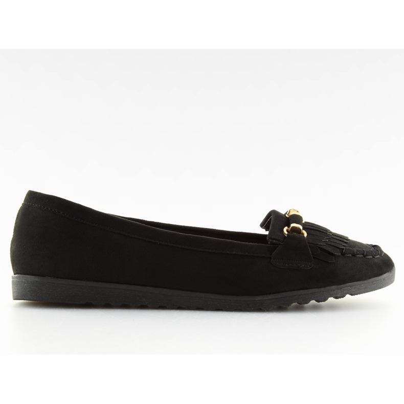 Black Women's loafers 680-25 BAL-1 black