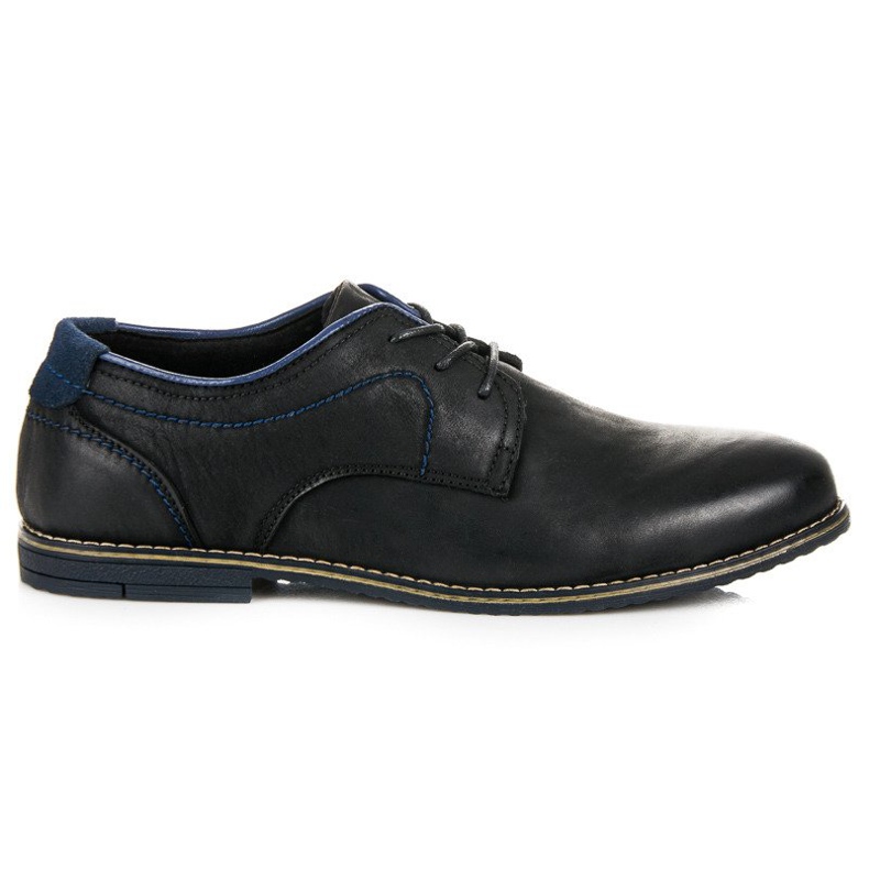 Evento Casual leather shoes black