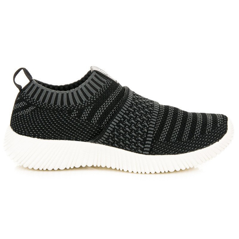 Kylie Slip-on Textile Sneakers black grey