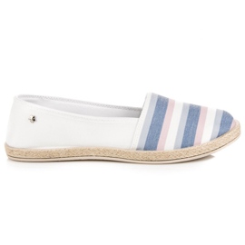 Slip on vices espadrilles white