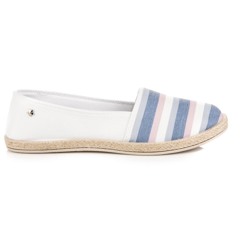 Slip on vices espadrilles white