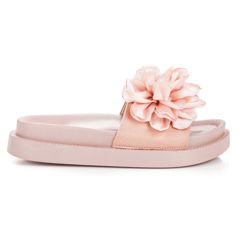 Seastar Flowers women's slippers pink