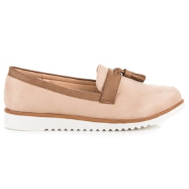 Boho vices beige moccasins