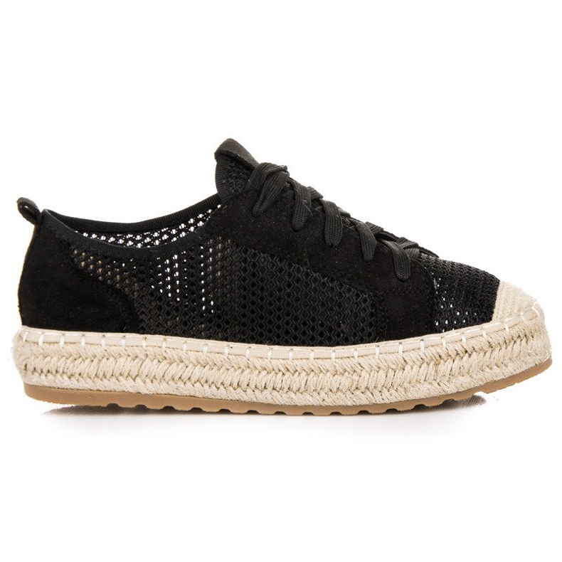 Seastar Openwork Espadrilles On The Binding black
