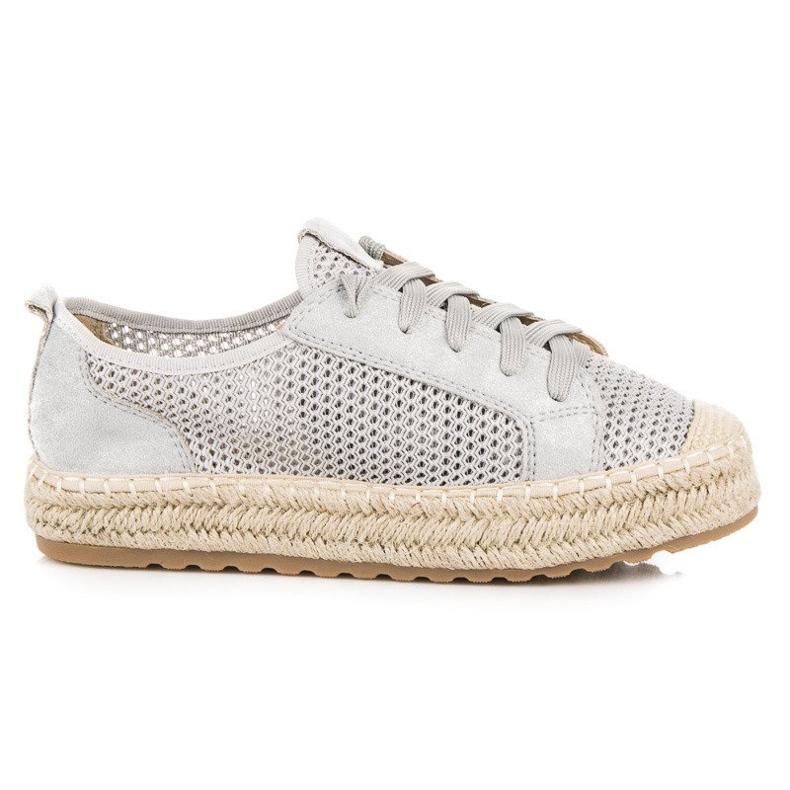 Seastar Openwork Espadrilles On The Binding grey