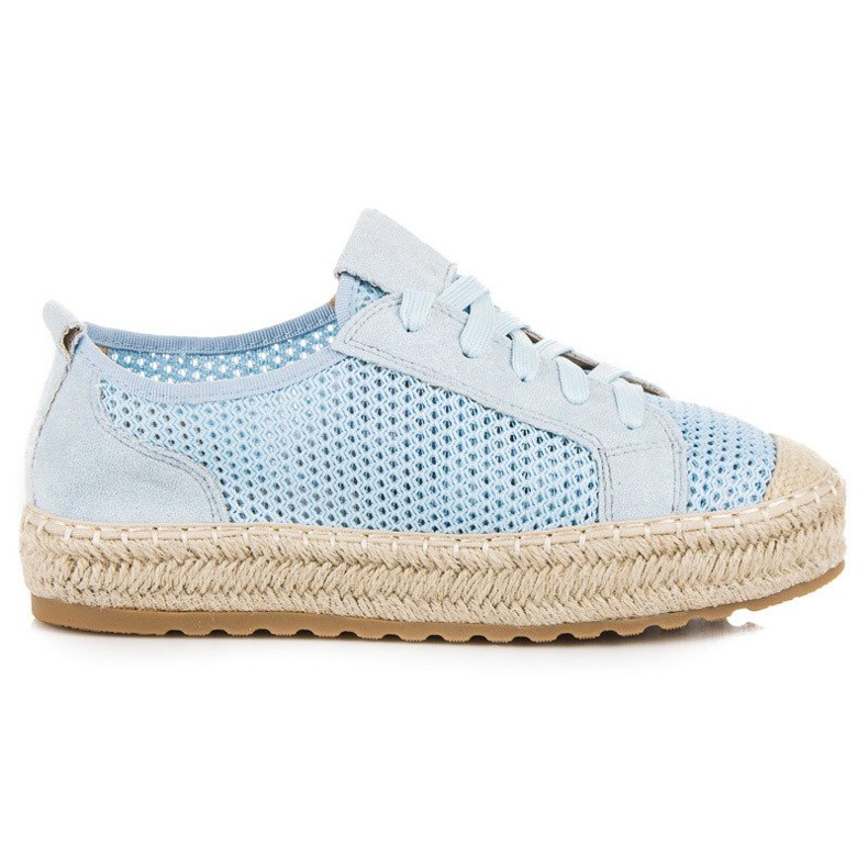 Seastar Openwork Espadrilles On The Binding blue