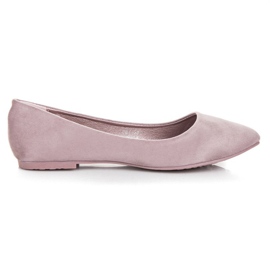 Seastar Suede ballerinas violet