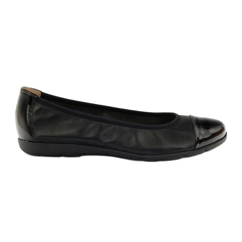 Caprice comfortable women's ballerinas 9-22152-28 black with onair
