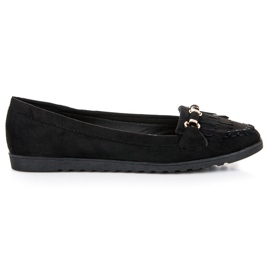 Black women's loafers