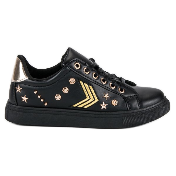 Fashionable military sneakers black yellow Fashionable military sneakers black yellow