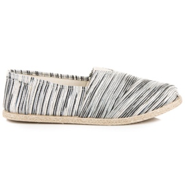 Ribbed espadrilles black