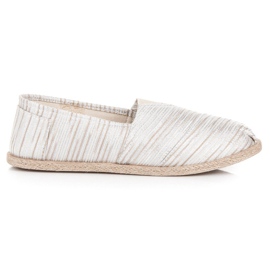 Ribbed Espadrilles brown