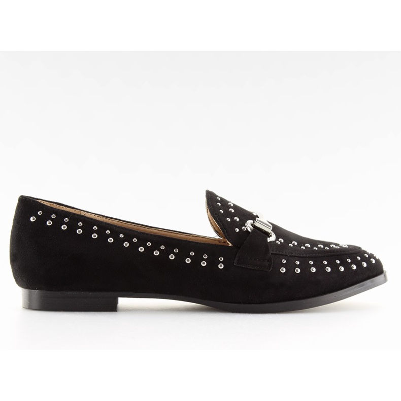 Black Women's black loafers G241 Black
