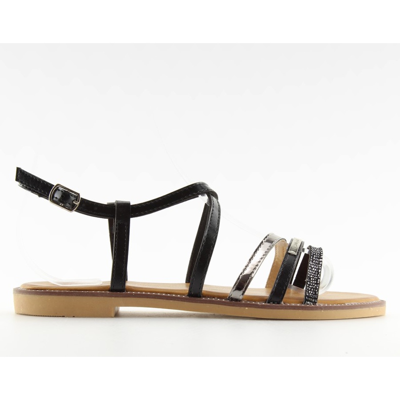 Black women's sandals S57 Black