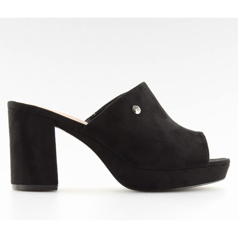 Black FLD-3K41 black high heels