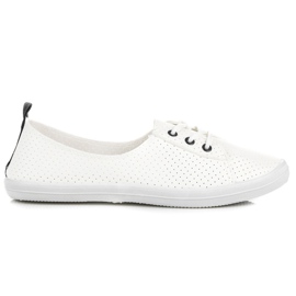 Kylie Openwork sneakers white