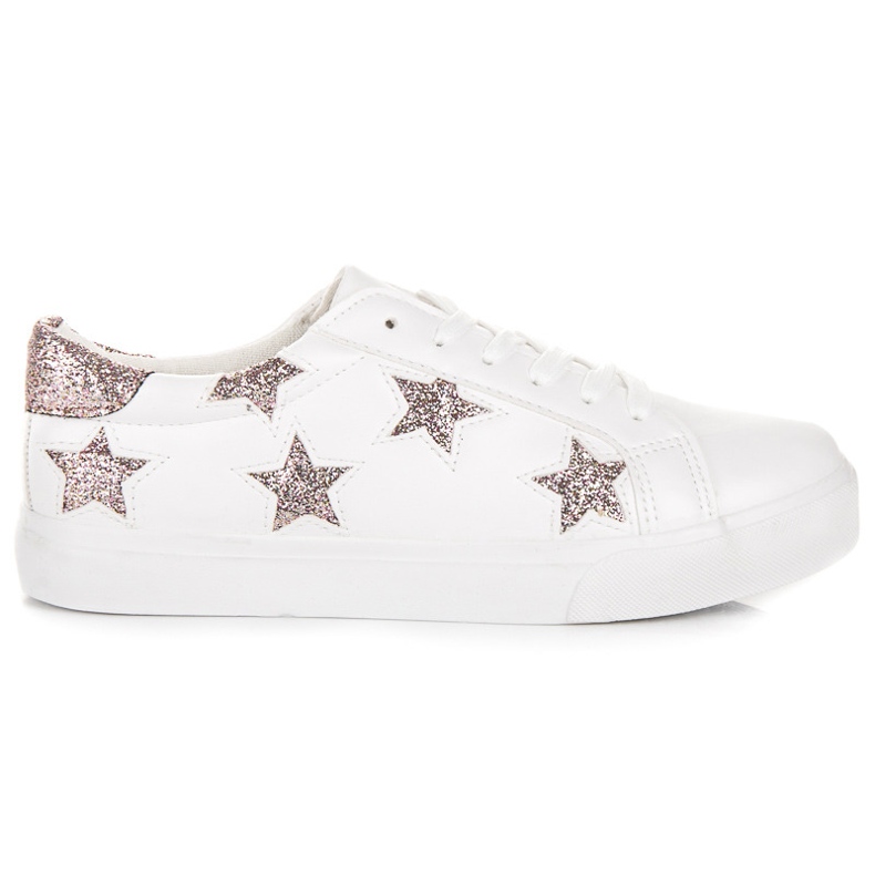 Stylish white sneakers
