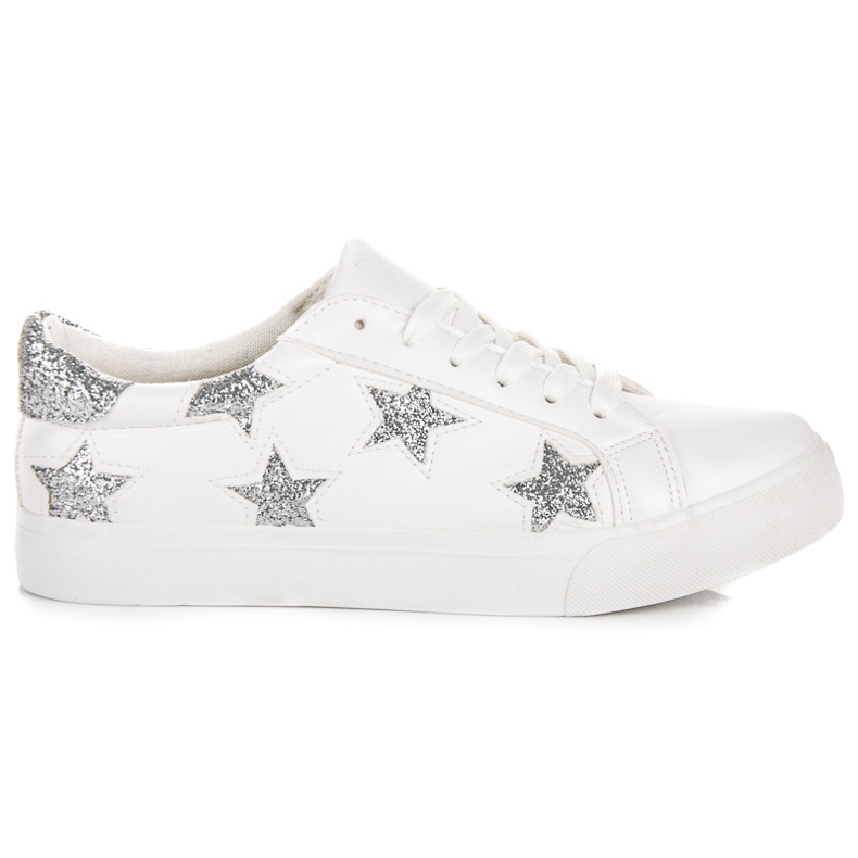 Stylish white sneakers