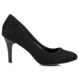 Comfortable pumps on a pin black