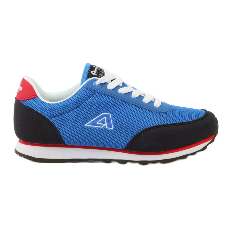 American Club American blue women's lace-up sports shoes American Club American blue women's lace-up sports shoes