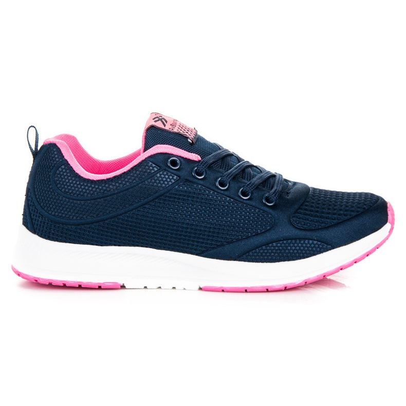 Ax Boxing Navy blue textile shoes pink Ax Boxing Navy blue textile shoes pink