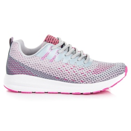 Ax Boxing Comfortable sports shoes grey pink Ax Boxing Comfortable sports shoes grey pink