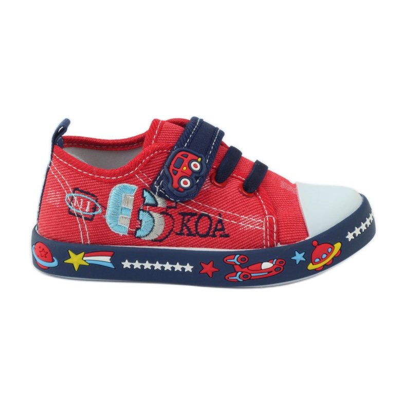 American Club American leather insole sneakers navy blue red American Club American leather insole sneakers navy blue red