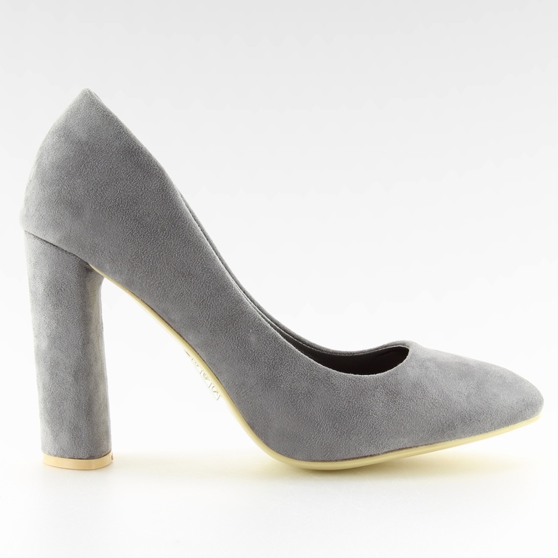 Gray Pumps gray B-18 gray grey