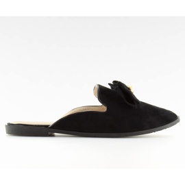 Black Lordsy slippers D-6539 black