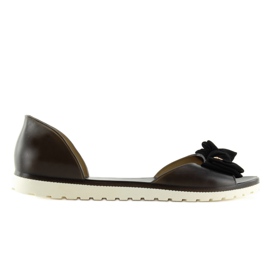 Open toe ballerinas meliski black S1 black