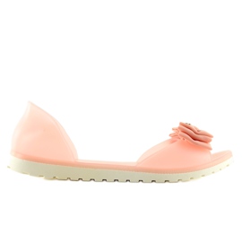 Open toe ballerinas meliski beige S1 nude pink