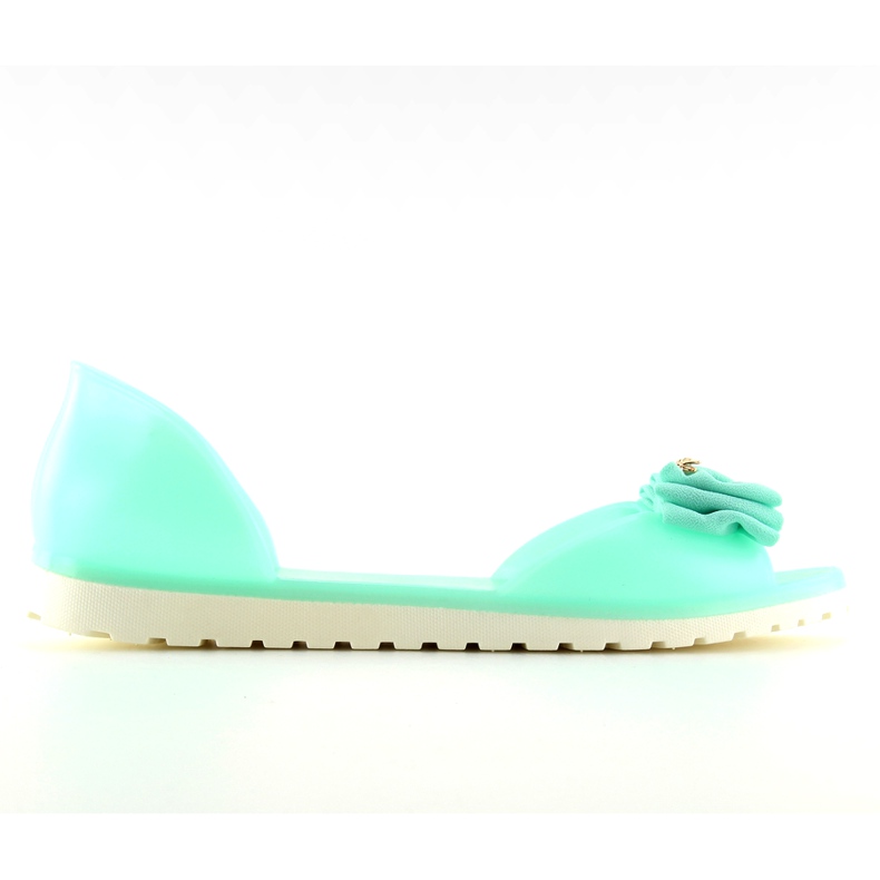 Open toe ballerinas meliski S1 mint green