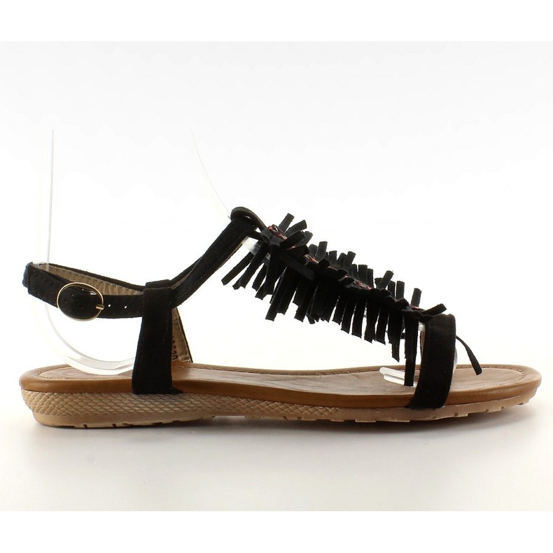 Indian style sandals k1626301 Negro black