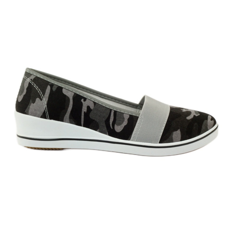 Mckey 182 wedge-heeled camo sneakers green