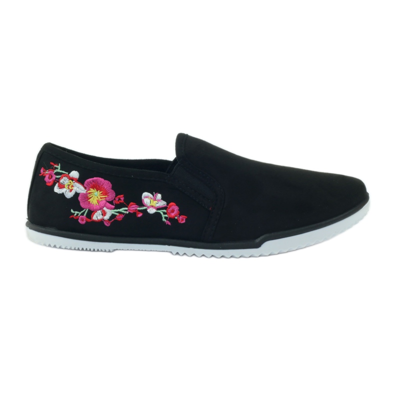 Mckey 180 floral suede sneakers black Mckey 180 floral suede sneakers black