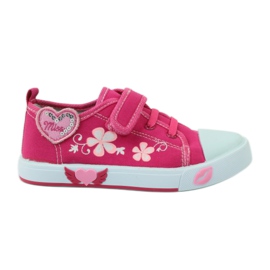 American Club American heart sneakers with leather insole pink