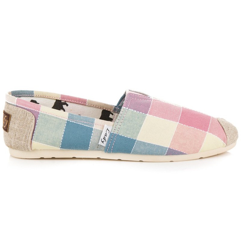 L. Day Comfortable Checkered Espadrilles multicolored